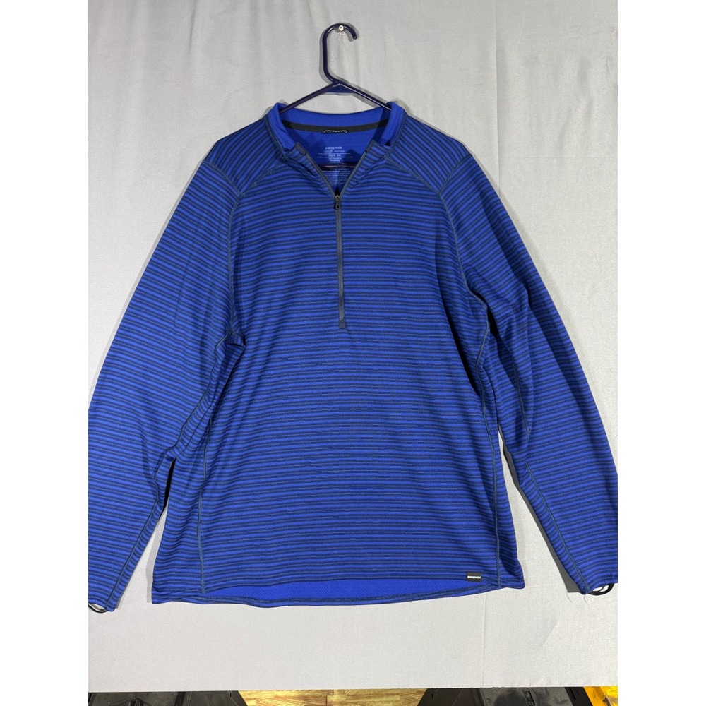Patagonia Capilene 3 Midweight Polartec Stripe Mens Pullover Fleece‎ Jacket XXL